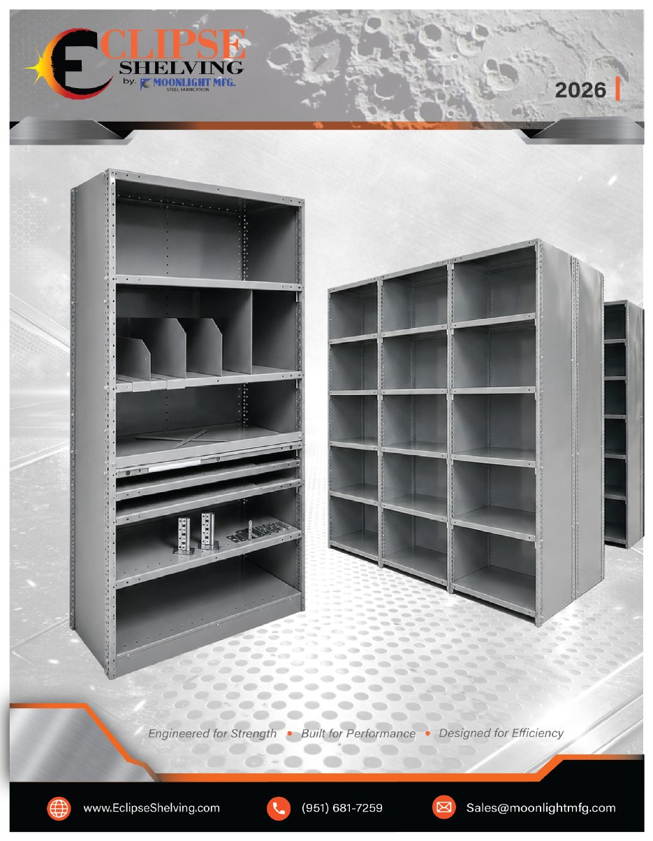 Cover of the Eclipse Shelving 2026 product catalog